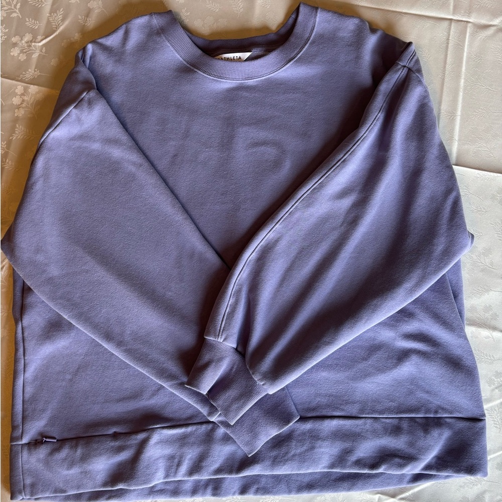 Athleta Lavender Crewneck Sweatshirt